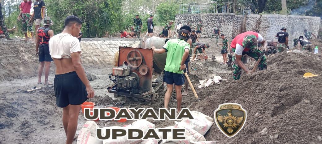 Fondasi Sayap Bendungan Panondiwal Capai 55%, Wujud Nyata TMMD Kodim 1625/Ngada