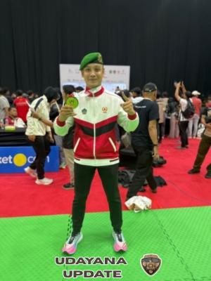 Prajurit Kodam IX/Udayana Serda Kadek Budiasta Raih Emas Pencak Silat di PON 2025 Kudus
