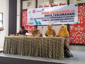 Danramil Jereweh Hadiri Penilaian Kinerja Desa/Kelurahan dalam Percepatan Penurunan Stunting