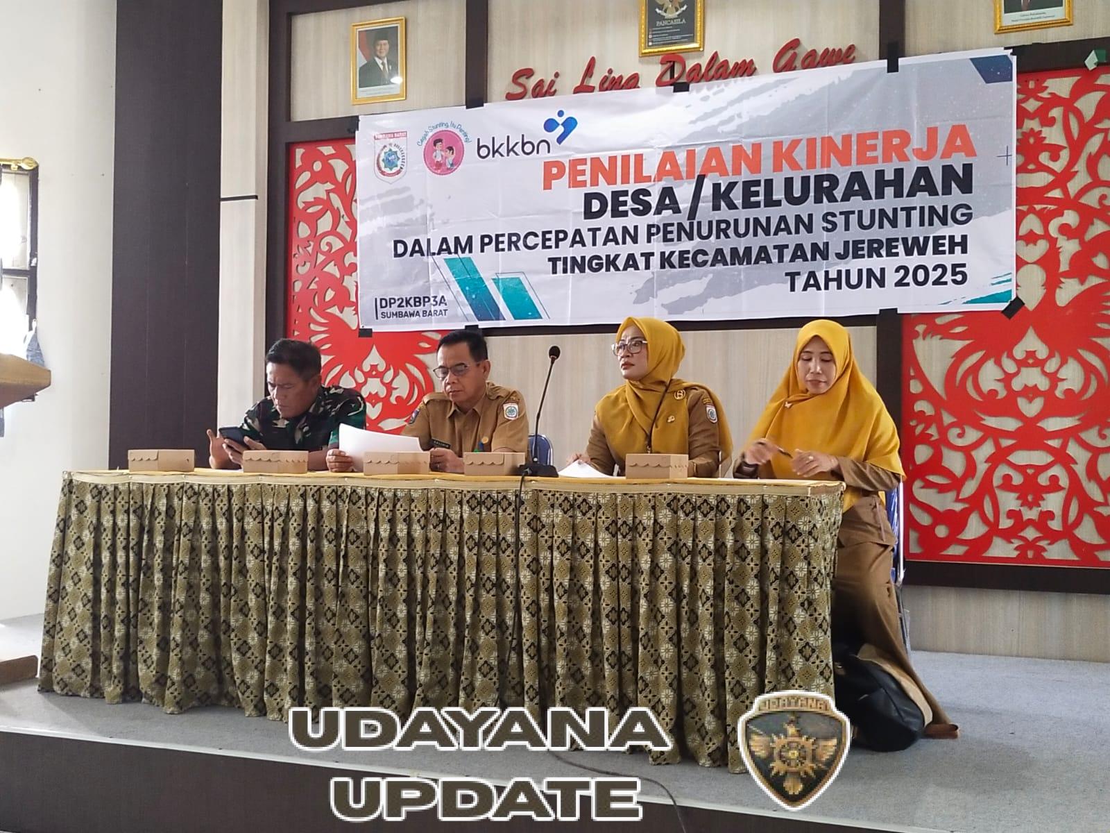 Danramil Jereweh Hadiri Penilaian Kinerja Desa/Kelurahan dalam Percepatan Penurunan Stunting