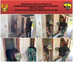 Hari ke-14 TMMD ke-126, Satgas TMMD Kodim 1625/Ngada Kerjakan Sasaran Tambahan di SDI Lindi