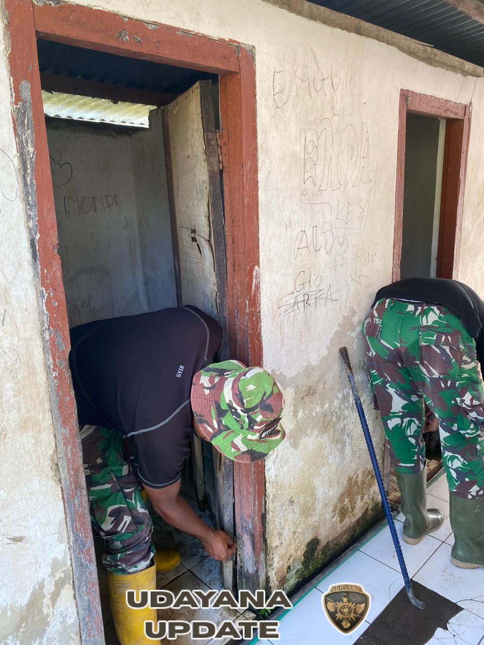 Kodim 1625/Ngada Rehab MCK SDI Lindi Lewat TMMD ke-126, Progres Fisik Tembus 40%