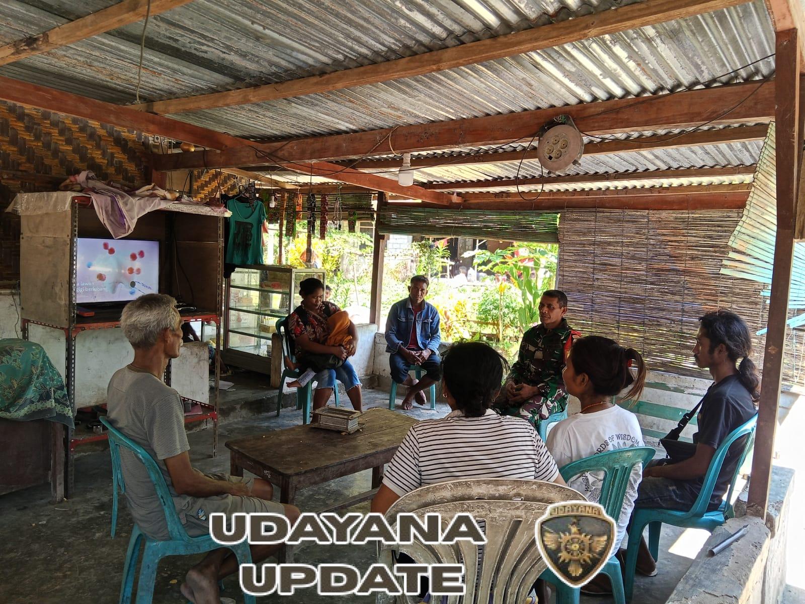 Babinsa Tabundung Tingkatkan Kedekatan Lewat Komsos di Desa Billa