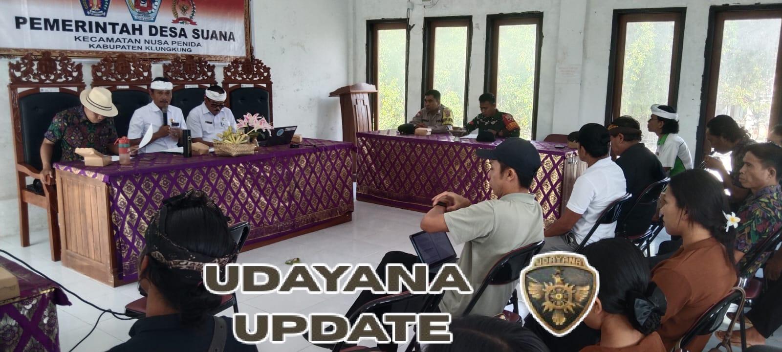 Babinsa Koramil Nusa Penida Monitoring Musdes Di Desa Suana