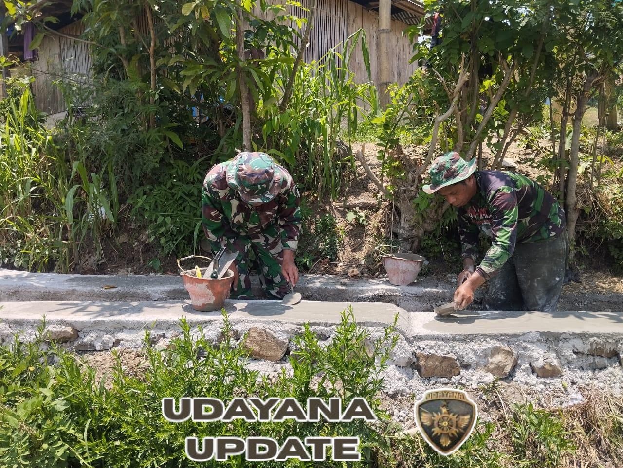 Tak Sekadar Bangun Fisik, TMMD 126 Kodim 1612/Manggarai Bangkitkan Semangat Gotong Royong