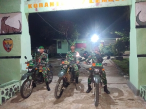 Serda Arifudin Pimpin Patroli, TNI Pastikan Keamanan dan Ketertiban di Kecamatan Lembor