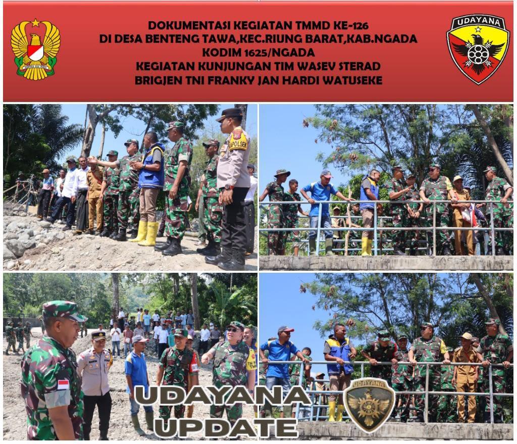 Brigjen TNI Franky Jan Hardi Watuseke Apresiasi Sinergi Satgas TMMD dan Warga di Riung Barat