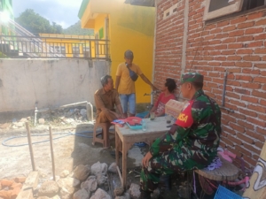 Babinsa Laksanakan Komsos Bersama Warga untuk Pererat Hubungan Kekeluargaan