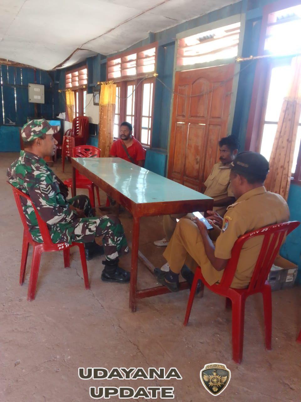 Melalui Komsos, Babinsa Kenarimbala Dorong Sinergi Pembangunan Desa