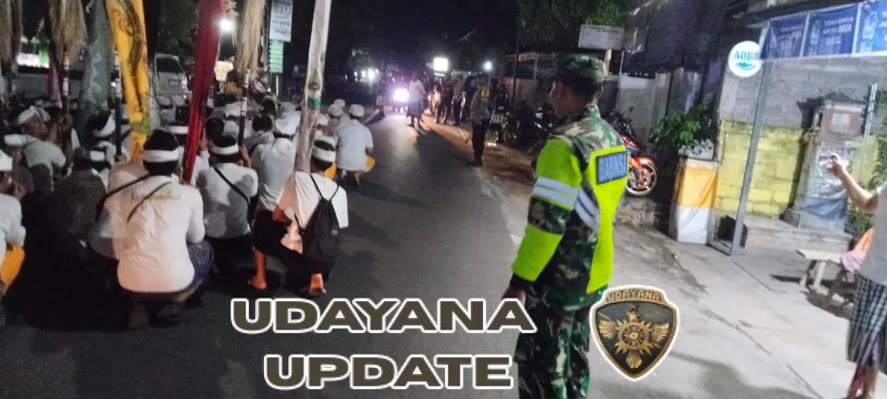 Gotong Royong TNI dan Pecalang Wujudkan Keamanan Melasti Madyaning Karya di Labuhan Aji – Gobleg