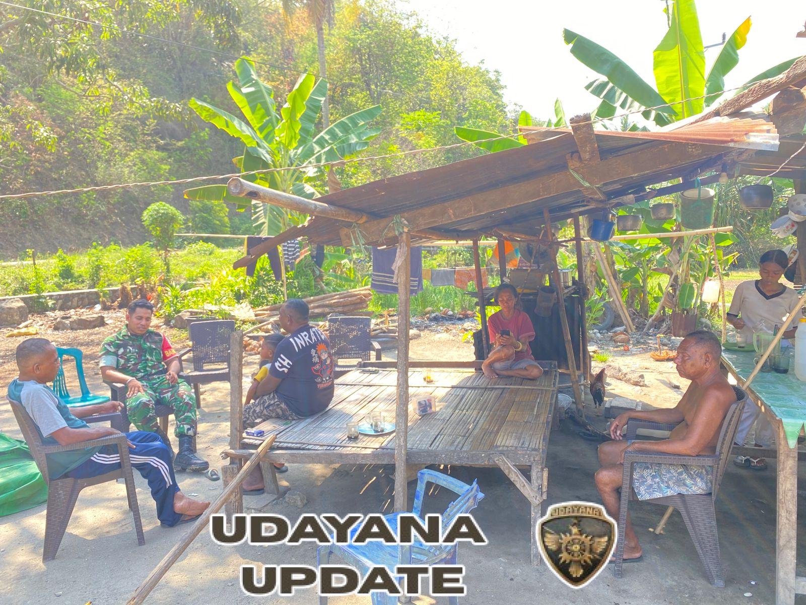 Wujudkan Kamtibmas, Babinsa Kodim 1602/Ende Gencarkan Komsos di Wilayah Binaan