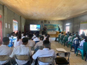 Melalui TMMD ke-126, Kodim 1625/Ngada Wujudkan Pembinaan Karakter Pelajar Lewat Penyuluhan Bela Negara