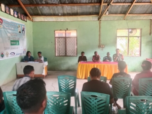 TNI dan Pemerintah Desa Bolibean Perkuat Koordinasi Lewat Evaluasi Kinerja Tahun 2025