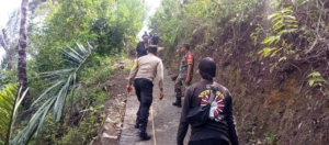 Babinsa Desa Subaya Dampingi Opname Pengerasan Jalan Usaha Tani Subak Yeh Tangga