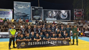 Danramil Nusa Penida Dampingi Camat Nusa Penida Hadiri Pembukaan Turnamen Bola Voli Batukandik Cup II