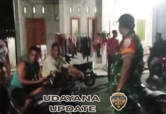 ‎Koramil 1607-09/Utan Gelar Patroli Malam, Wujudkan Situasi Aman dan Kondusif di Wilayah