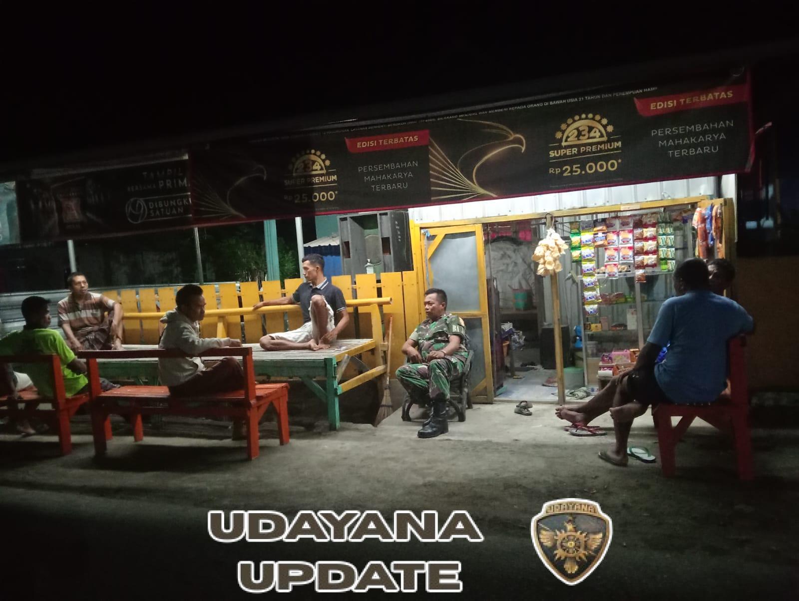 Patroli Koramil Poto Tano Tingkatkan Ketertiban dan Keamanan Lingkungan