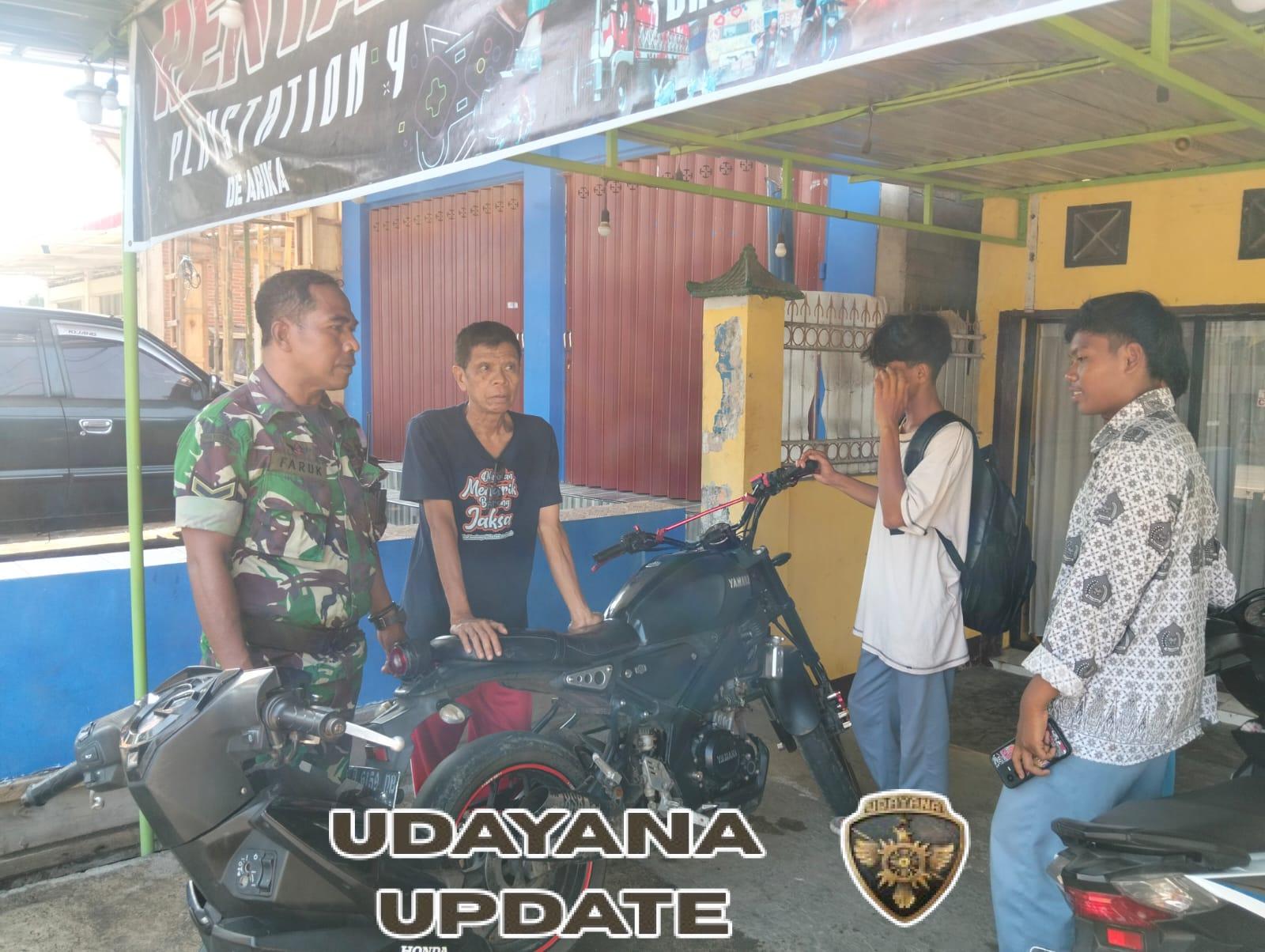 Sertu Faruk Ingatkan Pelajar SMA untuk Fokus Belajar di Dompu