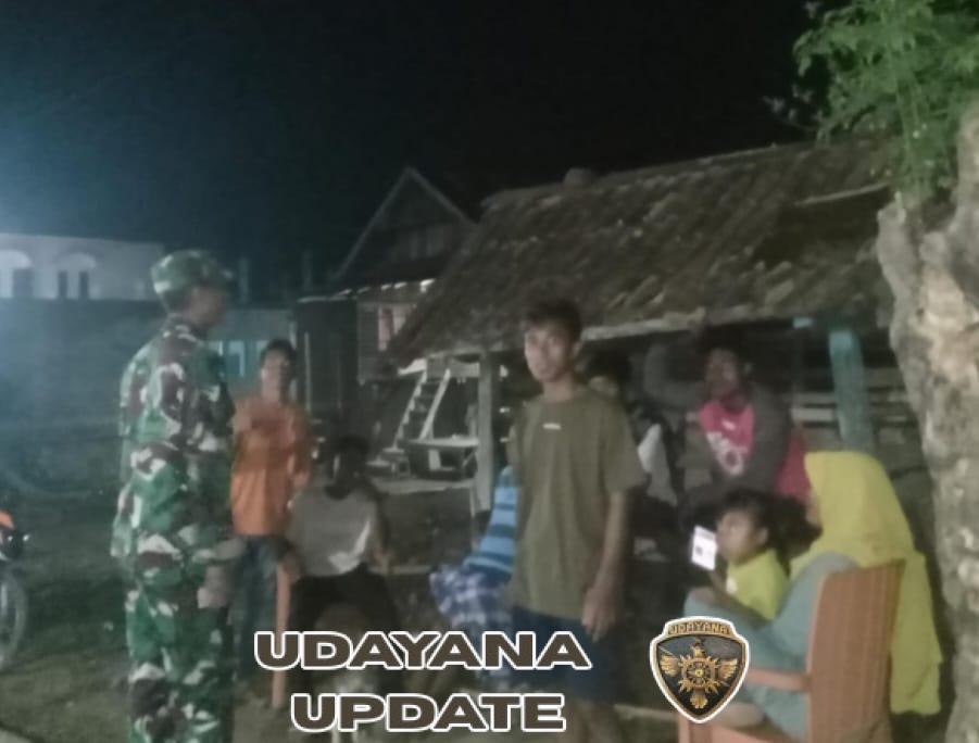 Babinsa Tolouwi Tegaskan Larangan Balapan Liar dan Miras demi Ketertiban Desa