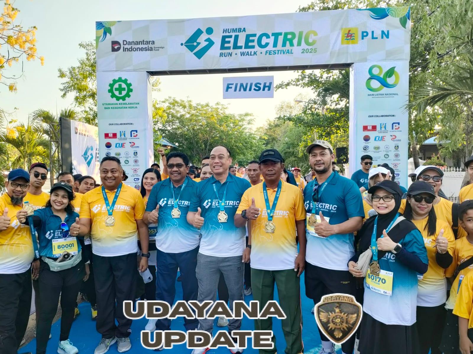 Wakili Dandim, Kasdim 1601/Sumba Timur Meriahkan Humba Electric Fun Run 2025