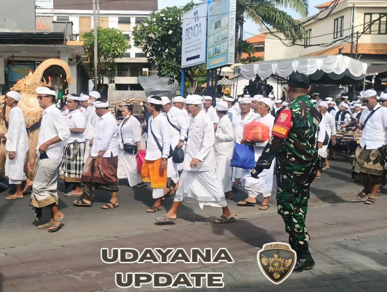 Serma Nomri Kolimon, Atensi Berlangsungnya Piodalan di Pura Dalem Desa Adat Tengkulung