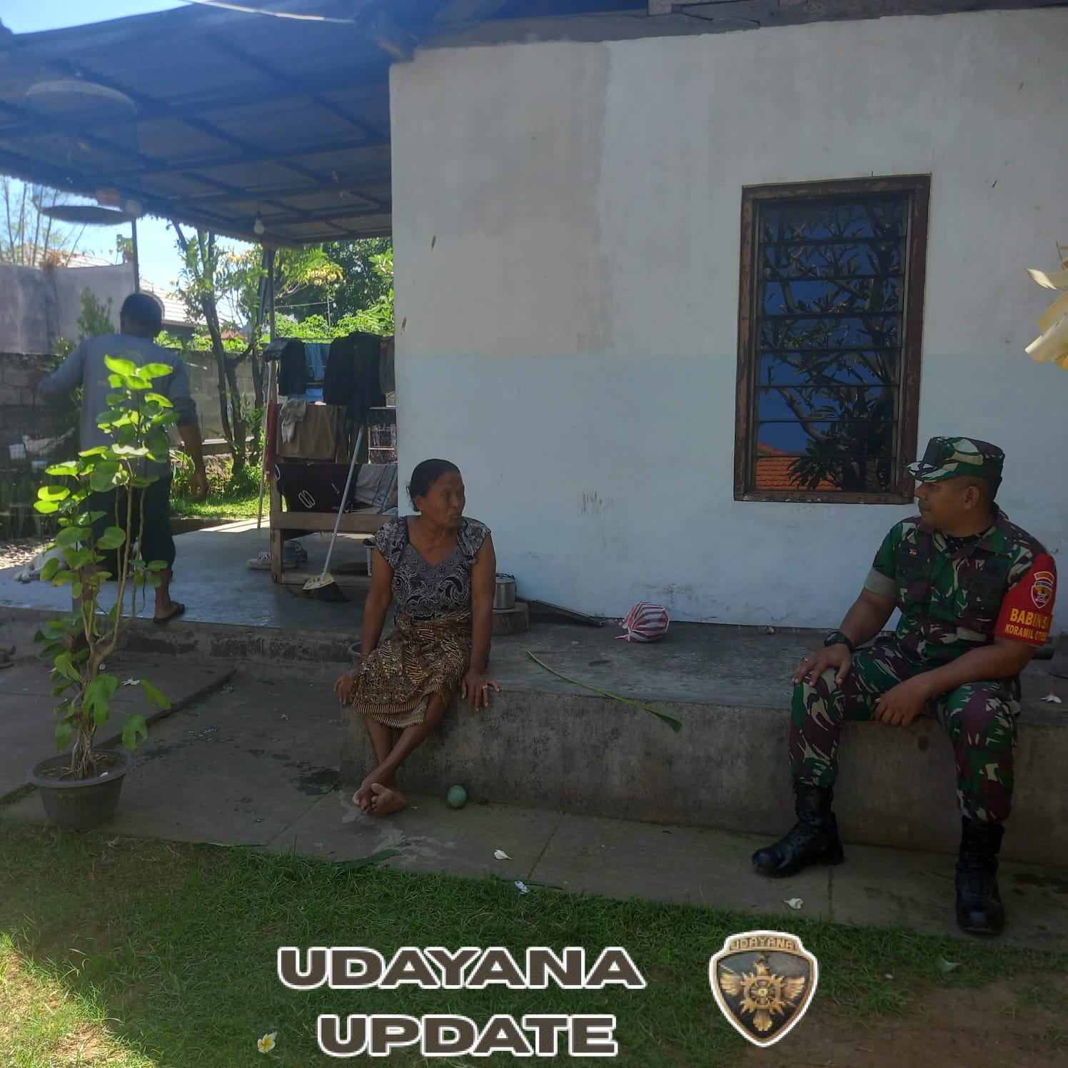 Perkuat Keamanan Desa, Babinsa Sepang Kelod Gencarkan Komsos untuk Jalin Kedekatan dengan Warga Binaan.