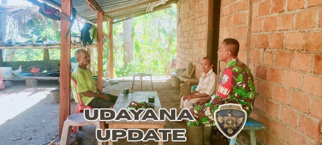 Sertu Didit Sumanto Laksanakan Komsos Bersama Petani Binaan