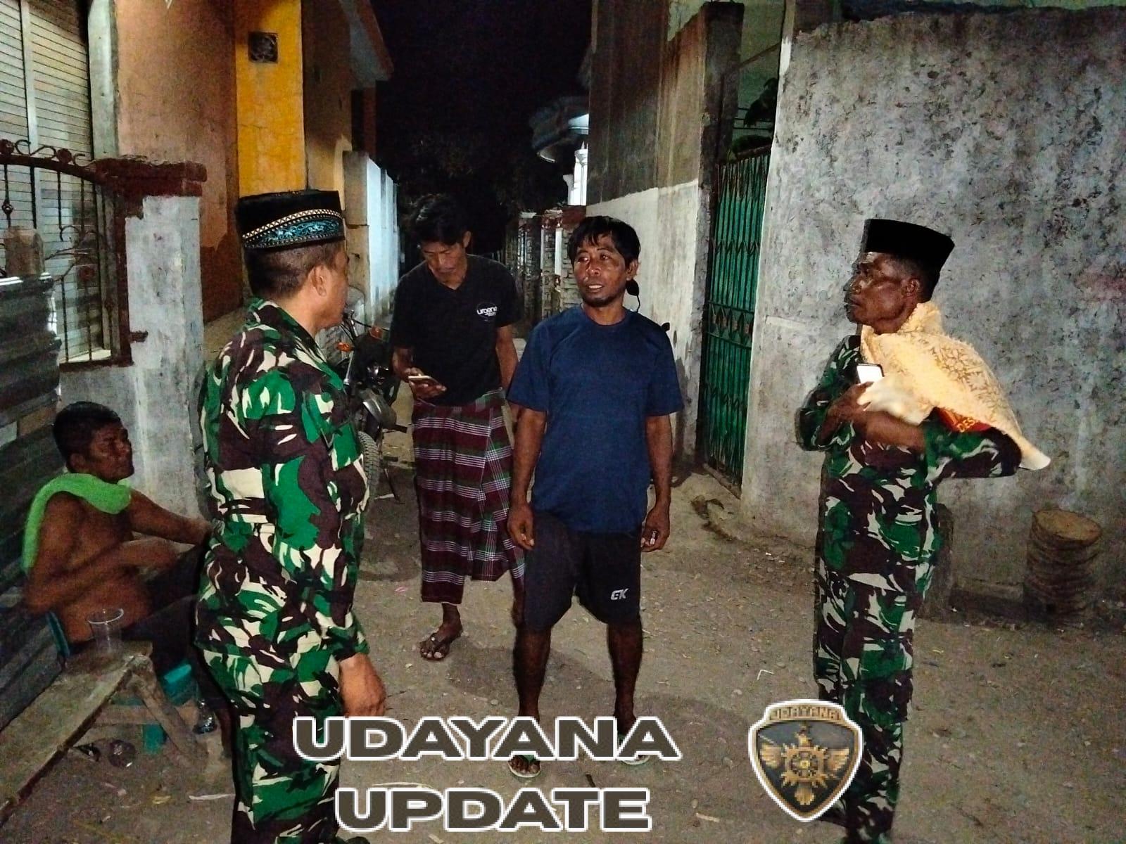 Patroli Siskamling Babinsa di Desa Sangia Tanggapi Dinamika Anak Muda, Jaga Keamanan Wilayah