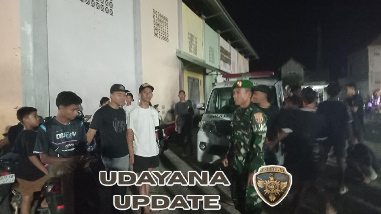 Babinsa Koramil 1628-05/Jereweh Laksanakan Patroli Malam Jaga Kamtibmas di Wilayah Binaan