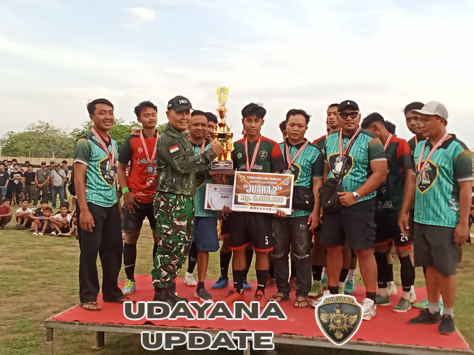 Momentum HUT TNI ke-80, Tim Al-Fath Taklukkan Lawan dan Bawa Pulang Trofi Dandim Cup IV