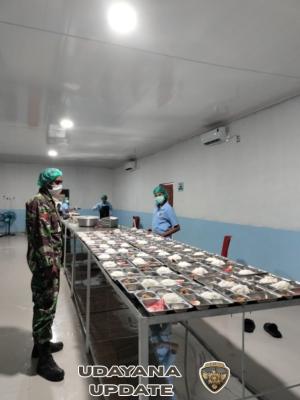 Wujud Kepedulian TNI, Babinsa Pantai Baru Dukung Program Pemberian Makanan Bergizi Gratis