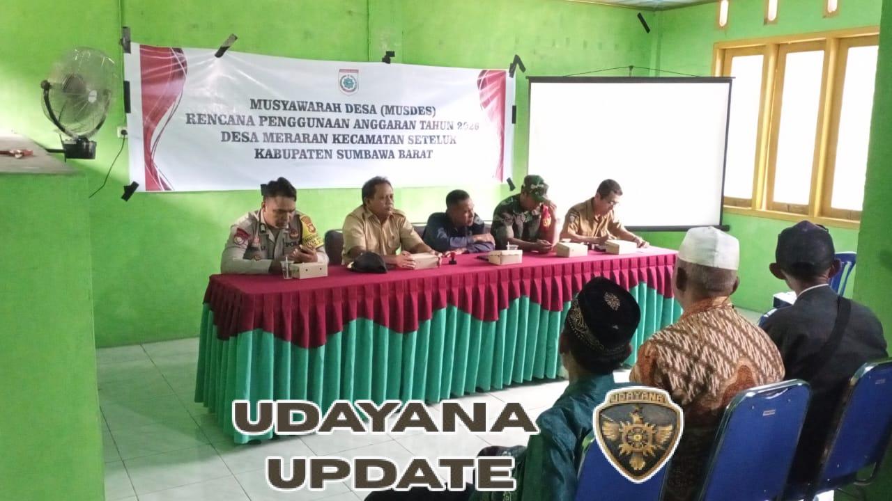Sinergi TNI dan Pemerintah Desa, Babinsa Koramil 1628-03/Seteluk Hadiri Musdes Penggunaan Anggaran 2026