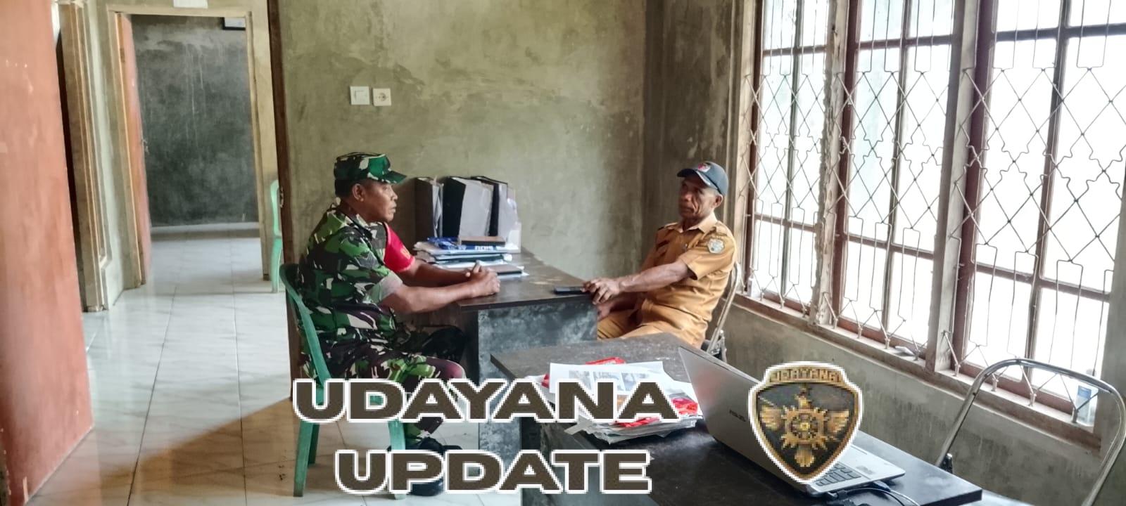 Babinsa Koramil 1602-03/Detusoko Laksanakan Pamwil dan Komsos di Desa Wolomasi