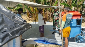 Tingkatkan Produktivitas Pertanian, Babinsa Koramil 1618-06/Bian Hadir di Tengah Petani Kaubele