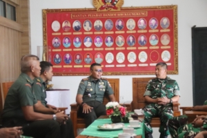 Kodim 1610/Klungkung Dikunjungi Tim Wasev Sterad Bidang Bakti TNI