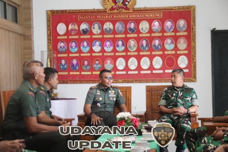 Kodim 1610/Klungkung Dikunjungi Tim Wasev Sterad Bidang Bakti TNI