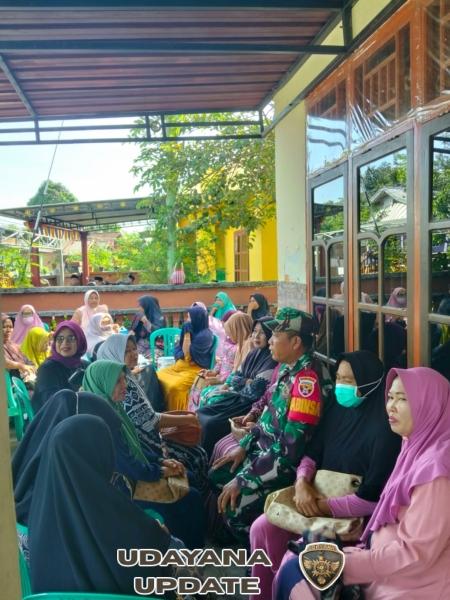 Babinsa Desa Tamekan Melayat Warga Binaan, Wujud Kepedulian TNI kepada Masyarakat