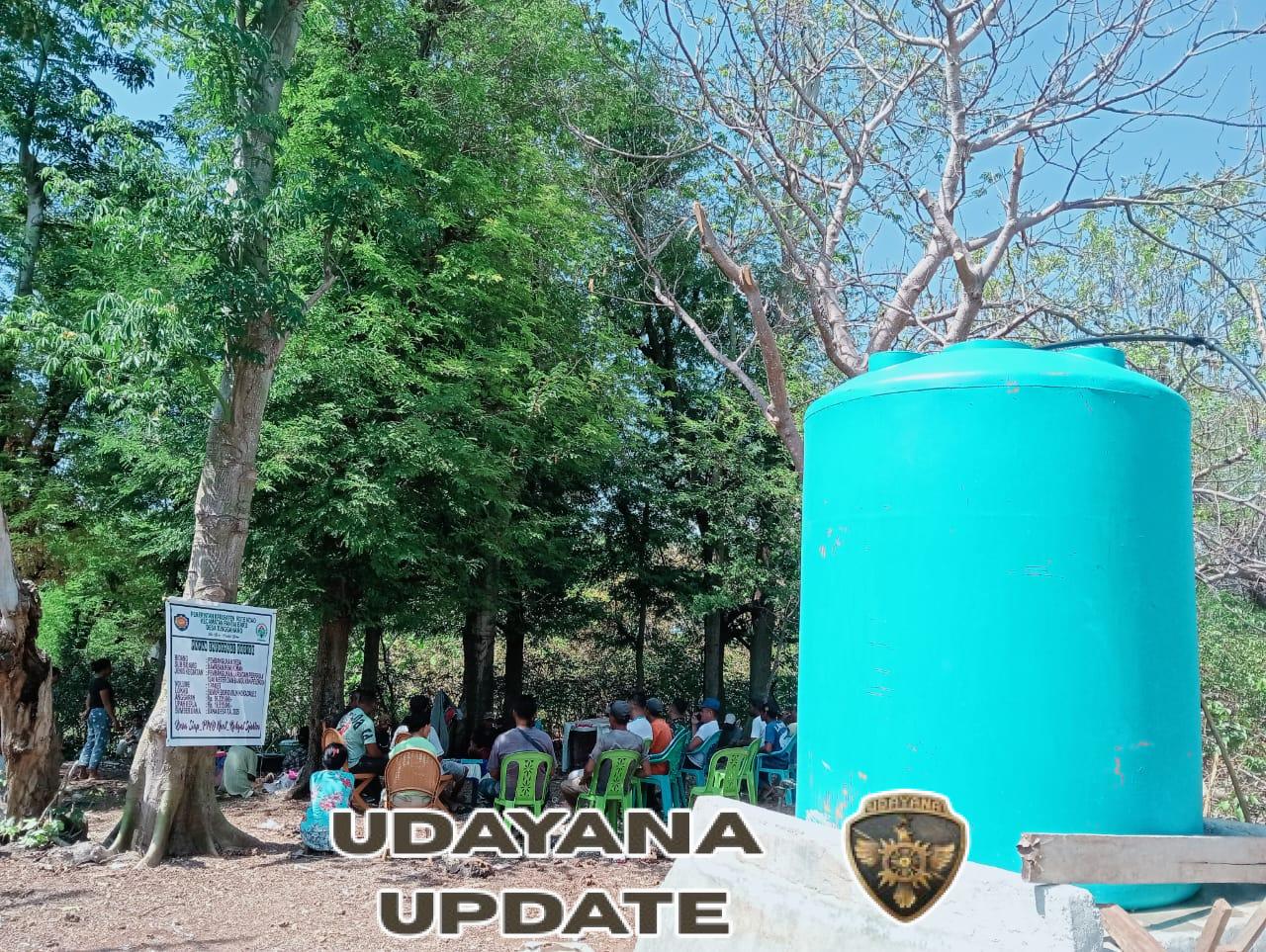 Babinsa Pantai Baru Hadiri Serah Terima Pengembangan Air Bersih di Desa Tunganamo