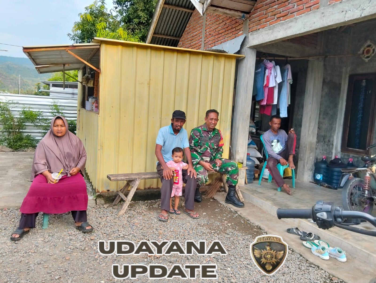 Babinsa Seteluk Atas Laksanakan Komsos dengan Warga, Perkuat Silaturahmi dan Keamanan Wilayah