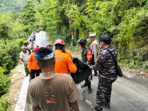 Kecelakaan Tunggal Merenggut Nyawa Warga Desa Sakti, Sertu Nyoman Dayuh Turun Langsung Ke lokasi
