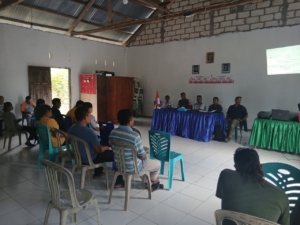 Babinsa Koramil Batutua Hadiri Musyawarah Desa Penetapan RKPDes 2026 dan Perubahan APBDes 2025 di Ingguinak