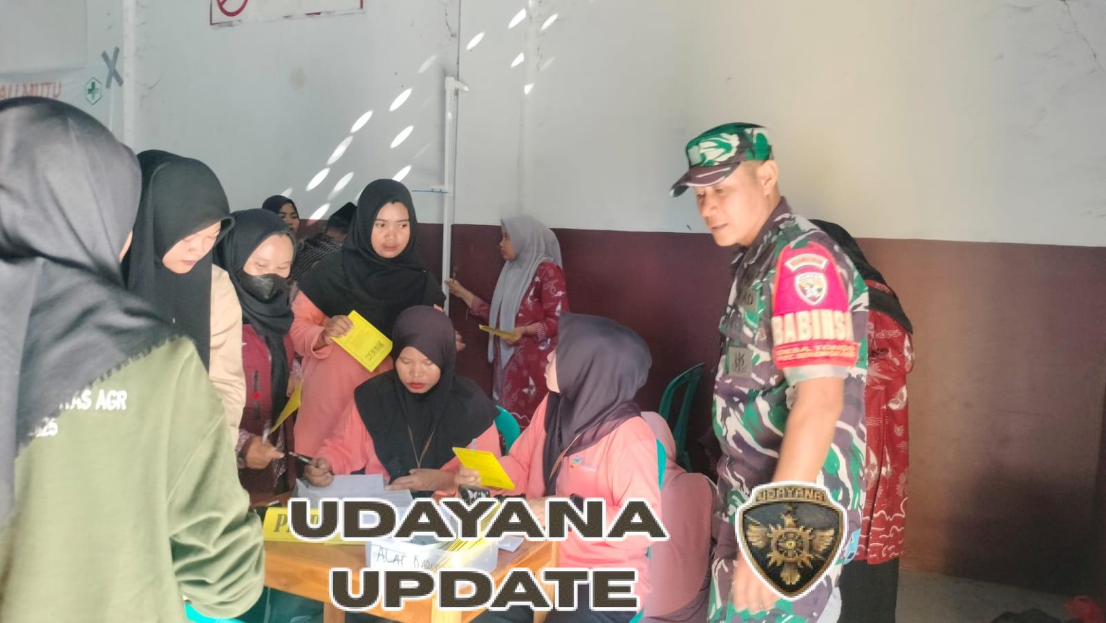 Babinsa Tongo Dampingi Kegiatan GKM “Pelangi” Wujudkan Lansia Sehat dan Bahagia