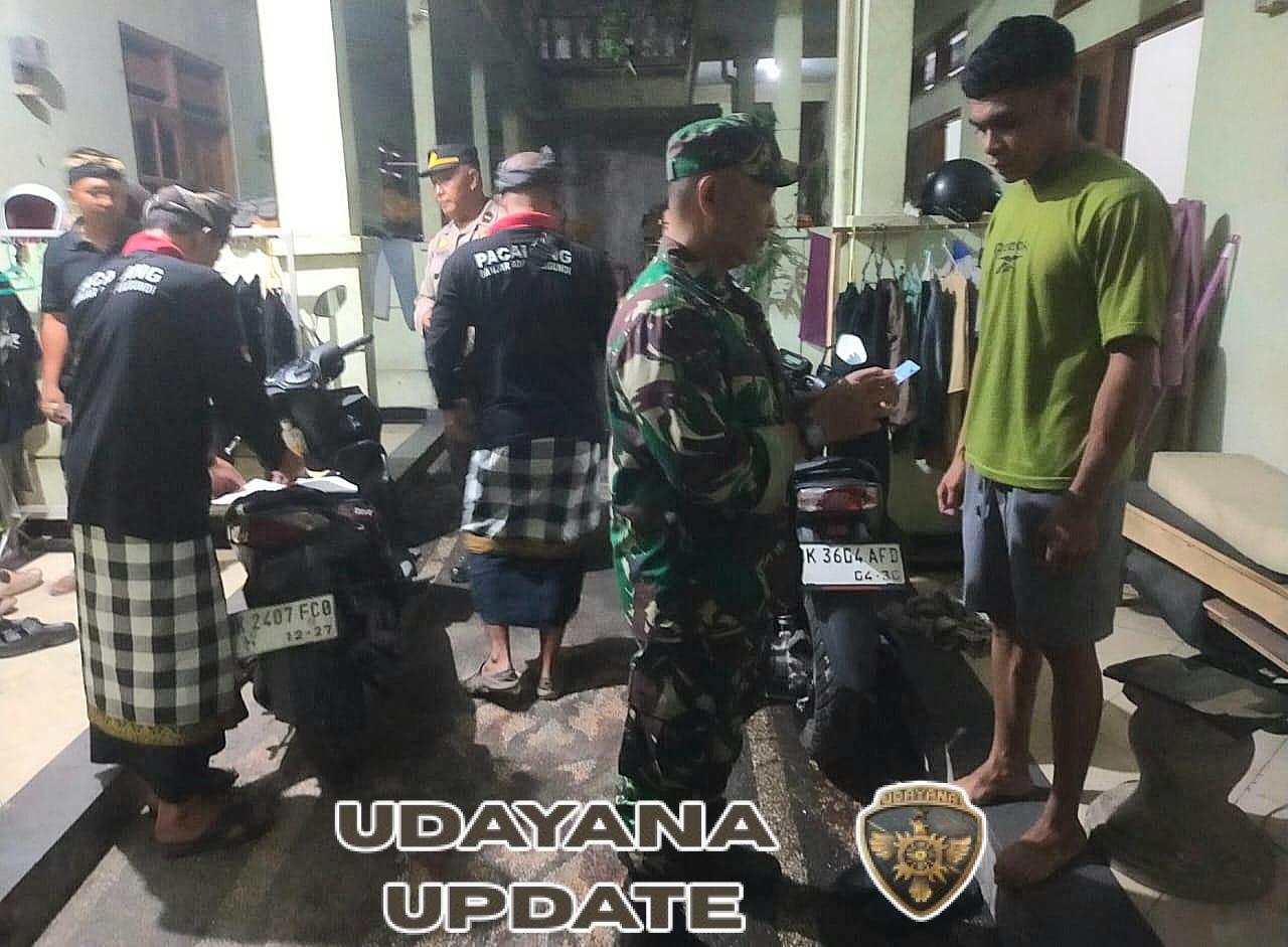 Pemerintah Desa bersama Babinsa Sidak Duktang Upaya Penertiban Administrasi Kependudukan