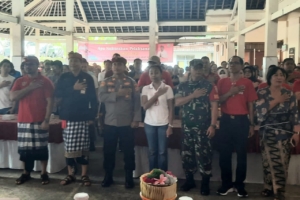 Danramil Kerambitan Turut Sukseskan Bakti Sosial Kesehatan Dinas Kesehatan Tabanan di Batuaji