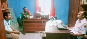 Sertu Didit Sumanto Tinjau Rencana Pembangunan Kantor Koperasi