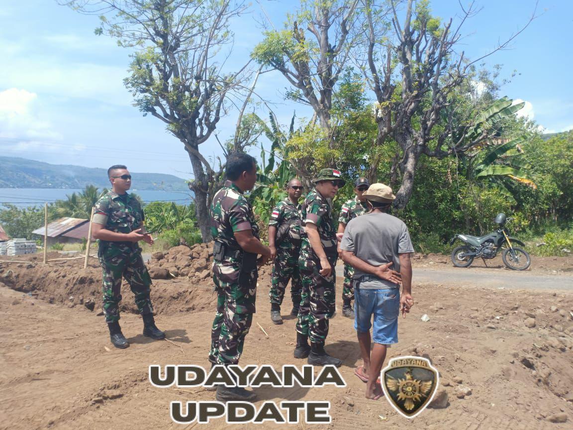 Dandim 1622/Alor Tinjau Lokasi Pembangunan Koperasi Merah Putih di Desa Dulolong