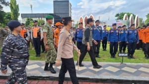 Ratusan Personel Gelar Apel Siaga Hadapi Bencana Hidrometeorologi di Mataram