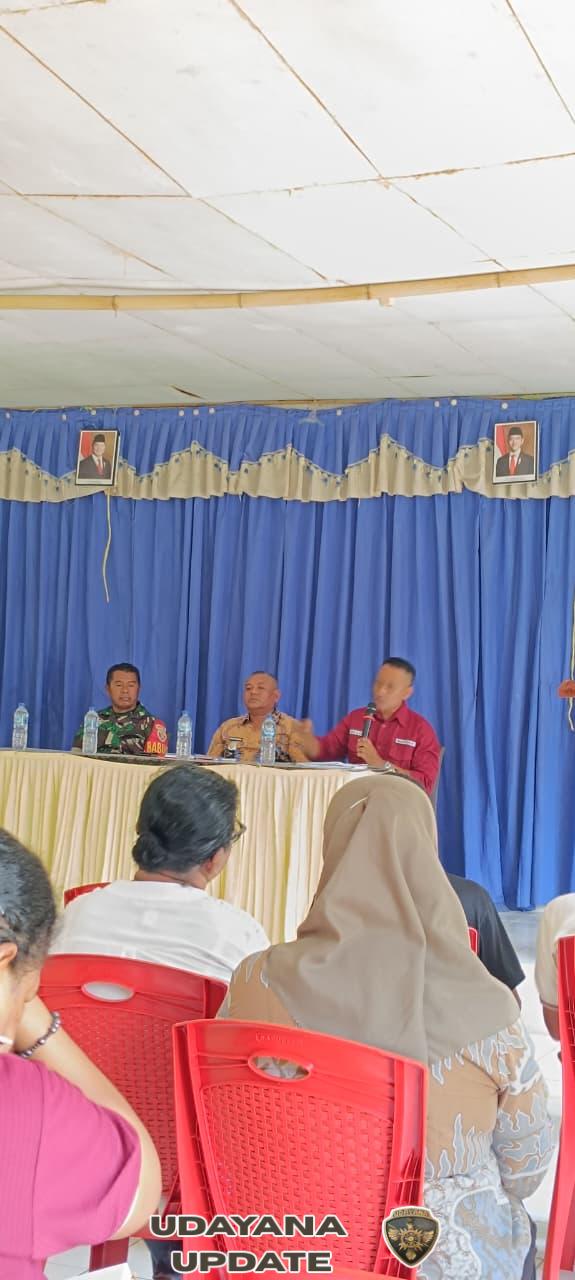 Babinsa Kodim 1602/Ende Hadir dalam Sosialisasi Hukum dan Pembentukan Pos Bantuan Hukum