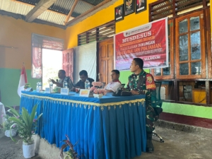 Musdesus di Desa Alap Atadei: Babinsa Tekankan Pentingnya Gotong Royong dan Keterbukaan dalam Pengelolaan Koperasi