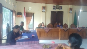 Babinsa Desa Undisan Hadiri Rapat Penyelenggaraan Rumah Desa Sehat Tahun 2025